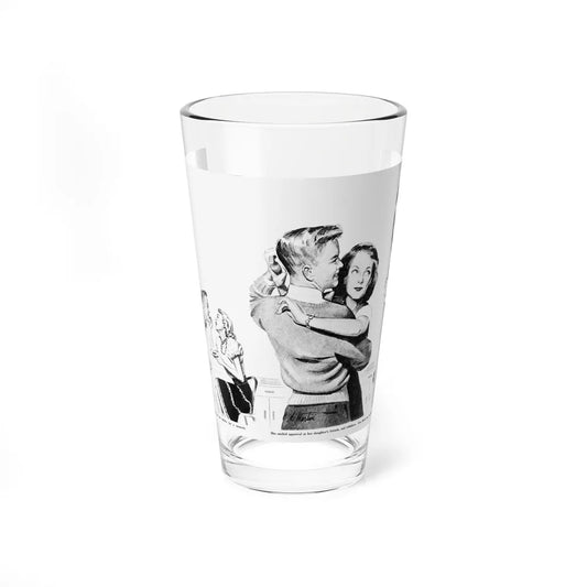 Medal for Mums (2), Calling All Girls, August 1946 (Magazine Illustration) Pint Glass 16oz-16oz-Go Mug Yourself