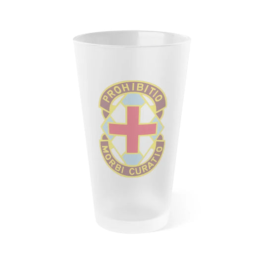 MEDDAC Augsburg US (U.S. Army) Frosted Pint Glass 16oz-Go Mug Yourself