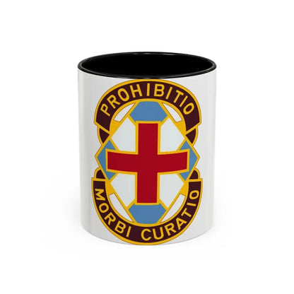MEDDAC Augsburg US (U.S. Army) Accent Coffee Mug 11oz Black - Go Mug Yourself