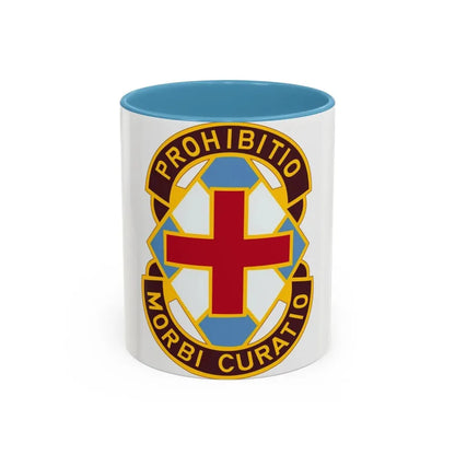 MEDDAC Augsburg US (U.S. Army) Accent Coffee Mug 11oz Light Blue - Go Mug Yourself