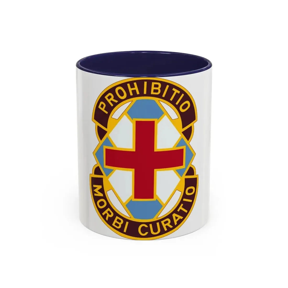 MEDDAC Augsburg US (U.S. Army) Accent Coffee Mug 11oz Navy - Go Mug Yourself