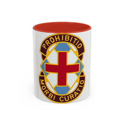 MEDDAC Augsburg US (U.S. Army) Accent Coffee Mug 11oz Red - Go Mug Yourself