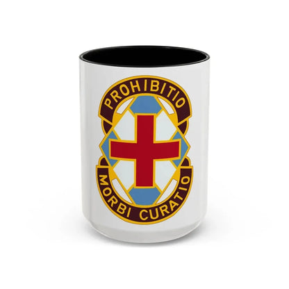 MEDDAC Augsburg US (U.S. Army) Accent Coffee Mug 15oz Black - Go Mug Yourself