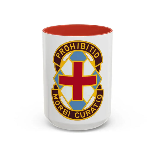 MEDDAC Augsburg US (U.S. Army) Accent Coffee Mug 15oz Red - Go Mug Yourself