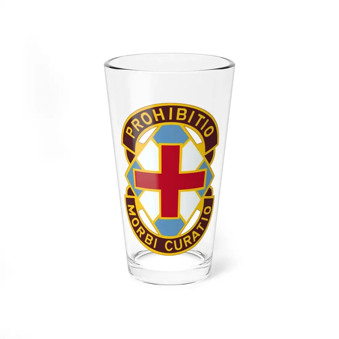 MEDDAC Augsburg US (U.S. Army) Pint Glass 16oz 16oz - Go Mug Yourself