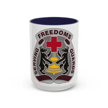 MEDDAC Berlin US (U.S. Army) Accent Coffee Mug-15oz-Navy-Go Mug Yourself