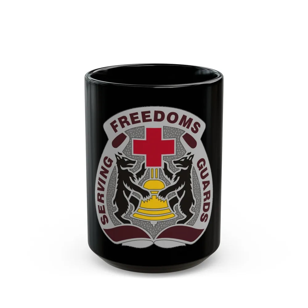 MEDDAC Berlin US (U.S. Army) Black Coffee Mug-15oz-Go Mug Yourself