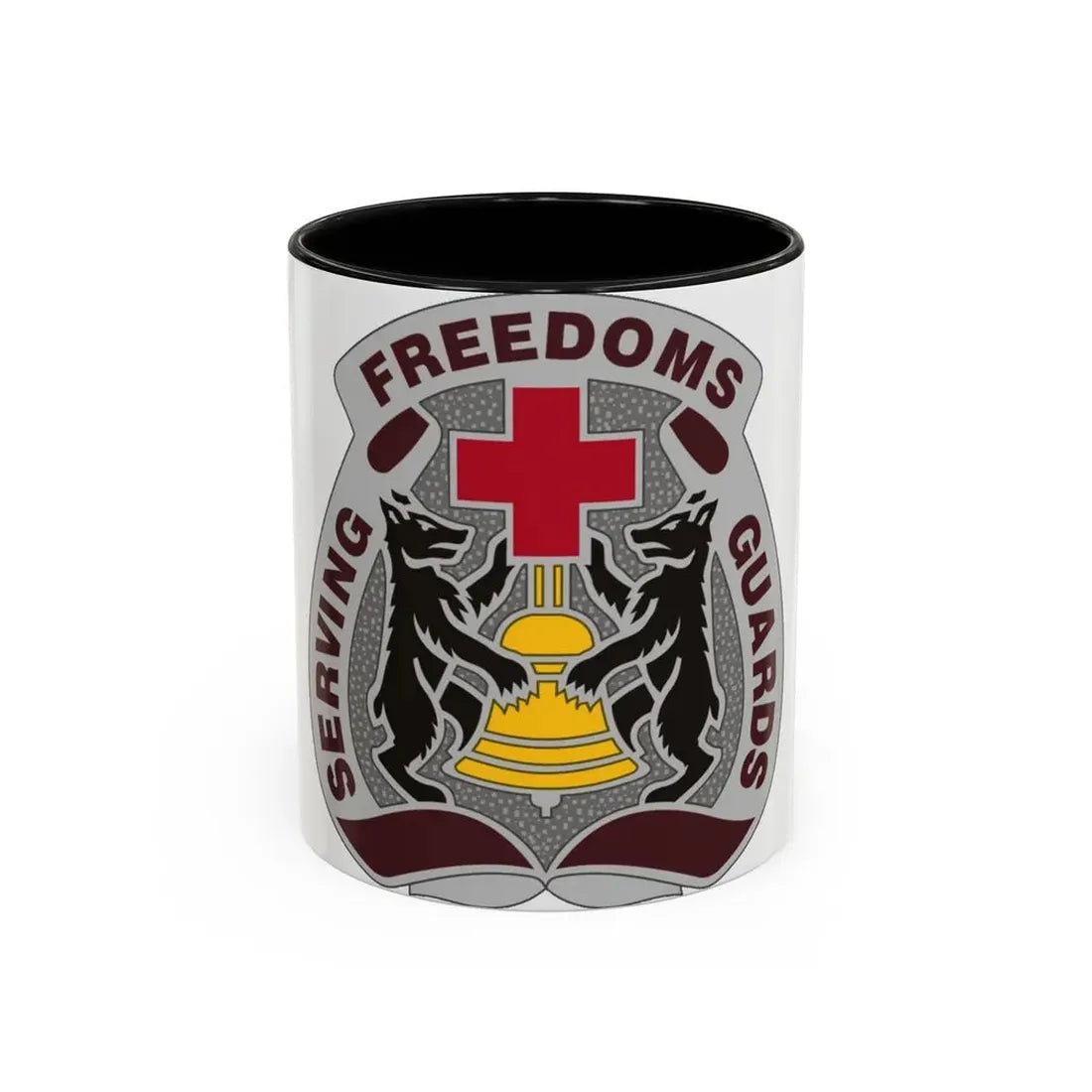MEDDAC Berlin US (U.S. Army) Accent Coffee Mug 11oz Black - Go Mug Yourself