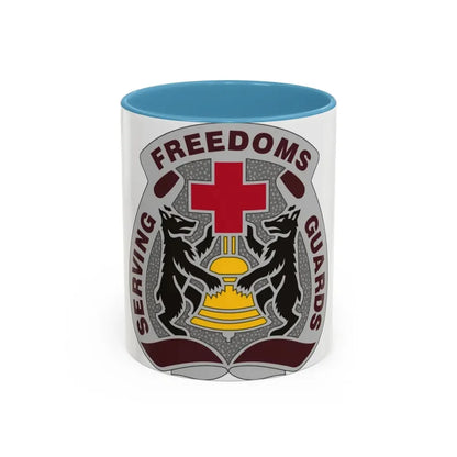 MEDDAC Berlin US (U.S. Army) Accent Coffee Mug 11oz Light Blue - Go Mug Yourself