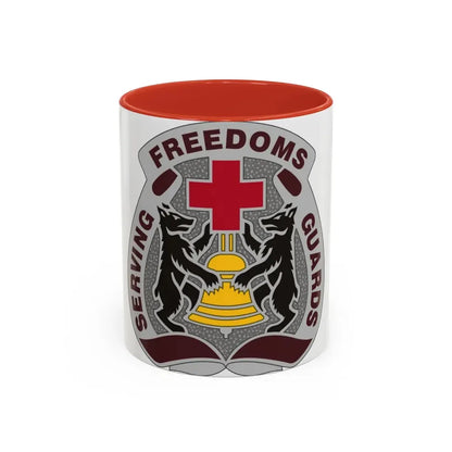 MEDDAC Berlin US (U.S. Army) Accent Coffee Mug 11oz Red - Go Mug Yourself