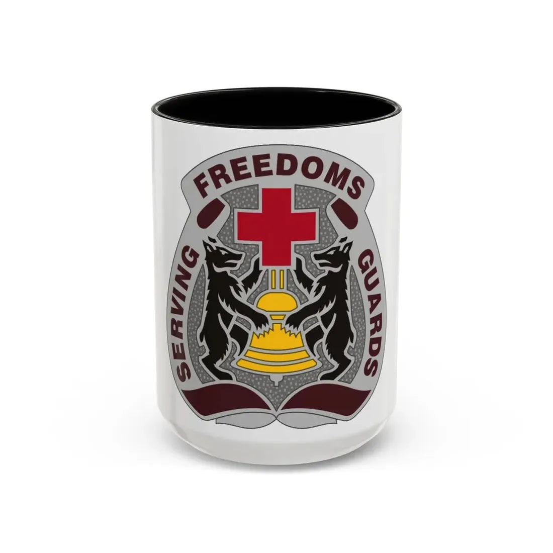 MEDDAC Berlin US (U.S. Army) Accent Coffee Mug 15oz Black - Go Mug Yourself
