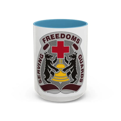MEDDAC Berlin US (U.S. Army) Accent Coffee Mug 15oz Light Blue - Go Mug Yourself