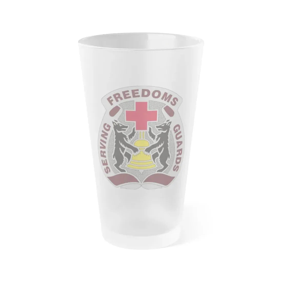 MEDDAC Berlin US (U.S. Army) Frosted Pint Glass 16oz Default Title - Go Mug Yourself