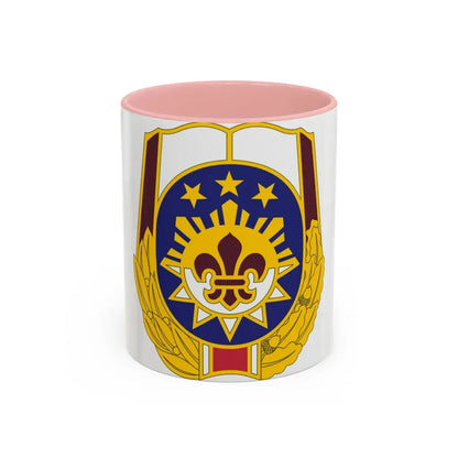 MEDDAC Fort Irwin US (U.S. Army) Accent Coffee Mug 11oz Pink - Go Mug Yourself