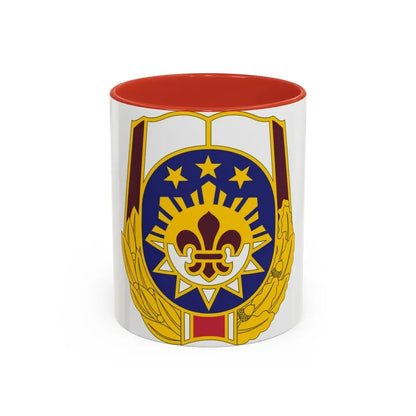 MEDDAC Fort Irwin US (U.S. Army) Accent Coffee Mug 11oz Red - Go Mug Yourself