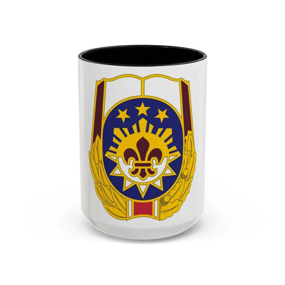 MEDDAC Fort Irwin US (U.S. Army) Accent Coffee Mug 15oz Black - Go Mug Yourself