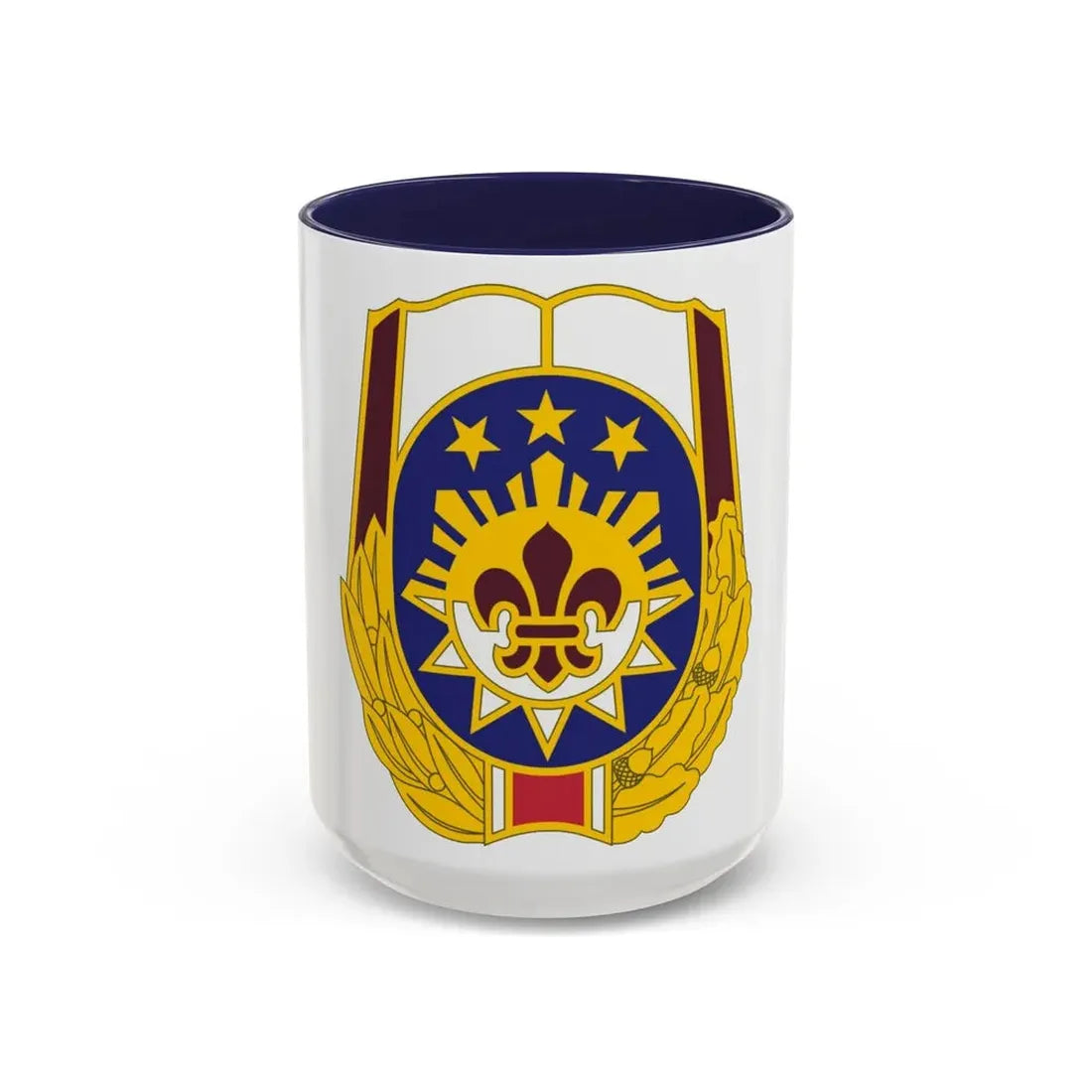 MEDDAC Fort Irwin US (U.S. Army) Accent Coffee Mug 15oz Navy - Go Mug Yourself