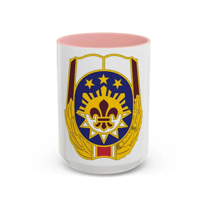 MEDDAC Fort Irwin US (U.S. Army) Accent Coffee Mug 15oz Pink - Go Mug Yourself