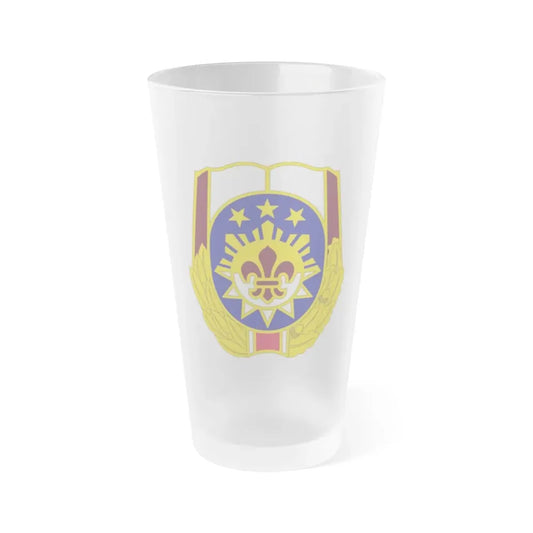 MEDDAC Fort Irwin US (U.S. Army) Frosted Pint Glass 16oz Default Title - Go Mug Yourself