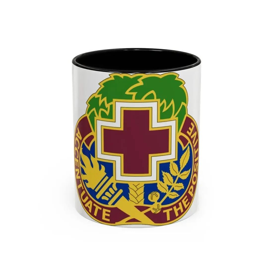 MEDDAC Fort Jackson US (U.S. Army) Accent Coffee Mug 11oz Black - Go Mug Yourself