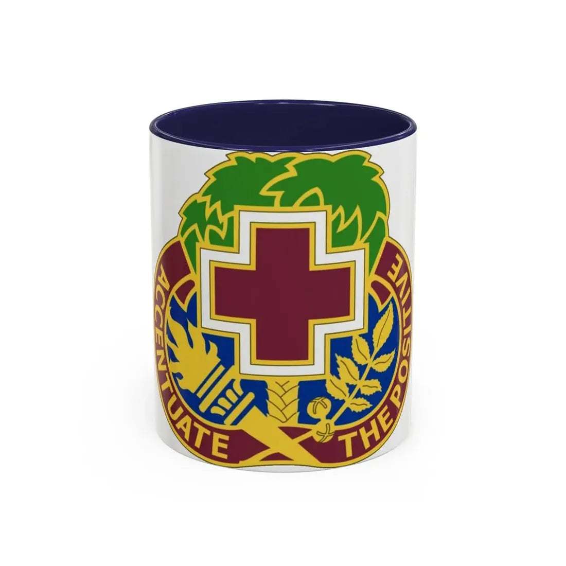 MEDDAC Fort Jackson US (U.S. Army) Accent Coffee Mug 11oz Navy - Go Mug Yourself