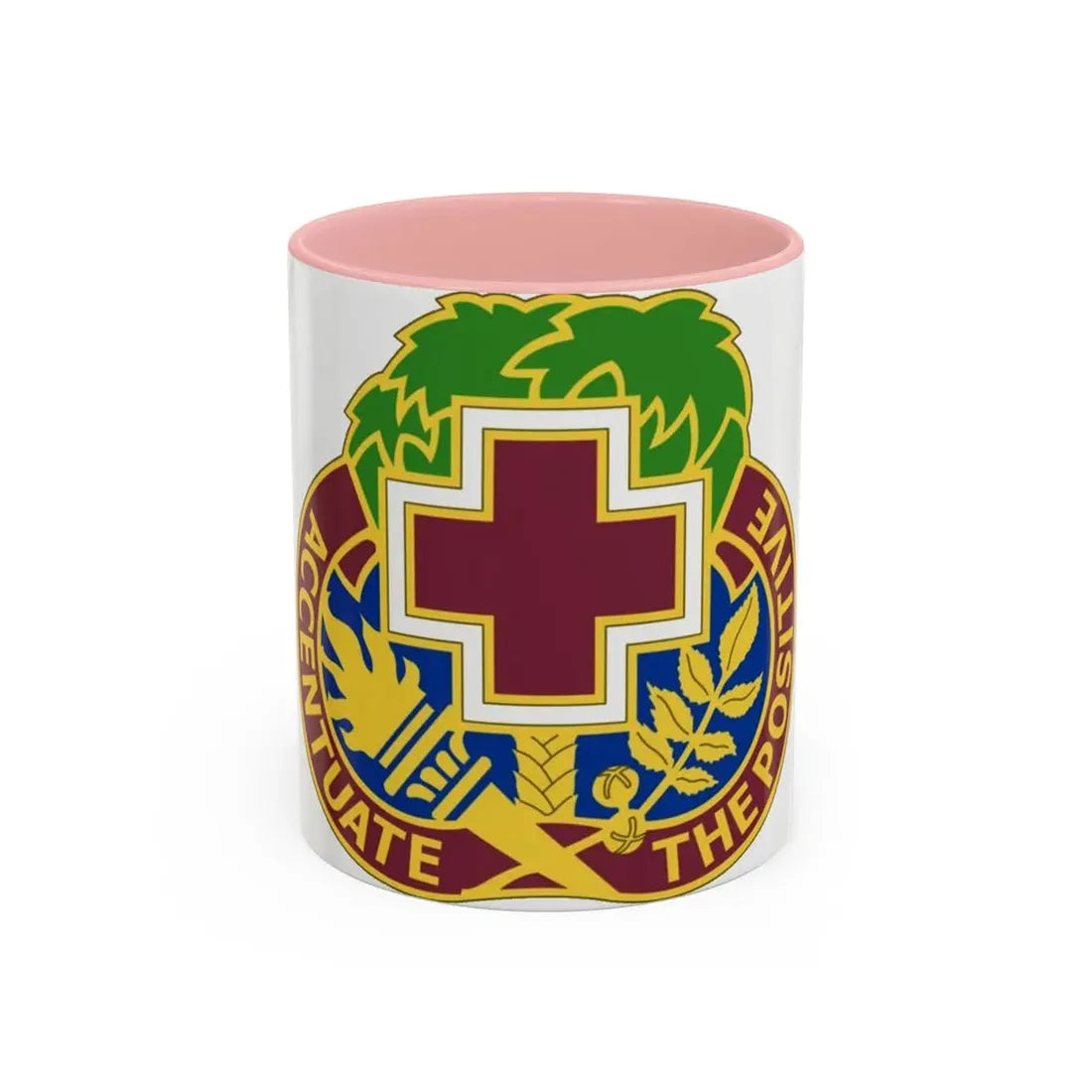 MEDDAC Fort Jackson US (U.S. Army) Accent Coffee Mug 11oz Pink - Go Mug Yourself