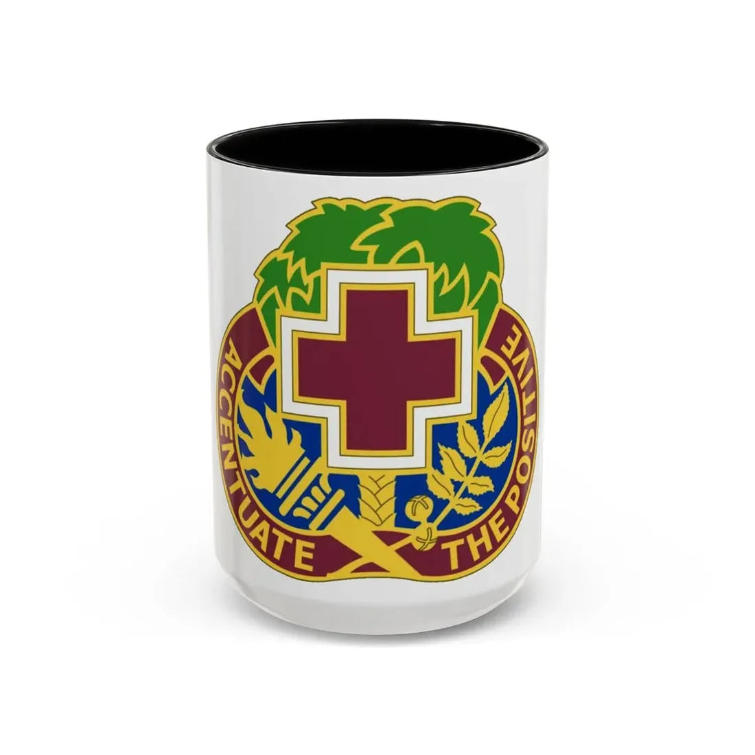 MEDDAC Fort Jackson US (U.S. Army) Accent Coffee Mug 15oz Black - Go Mug Yourself
