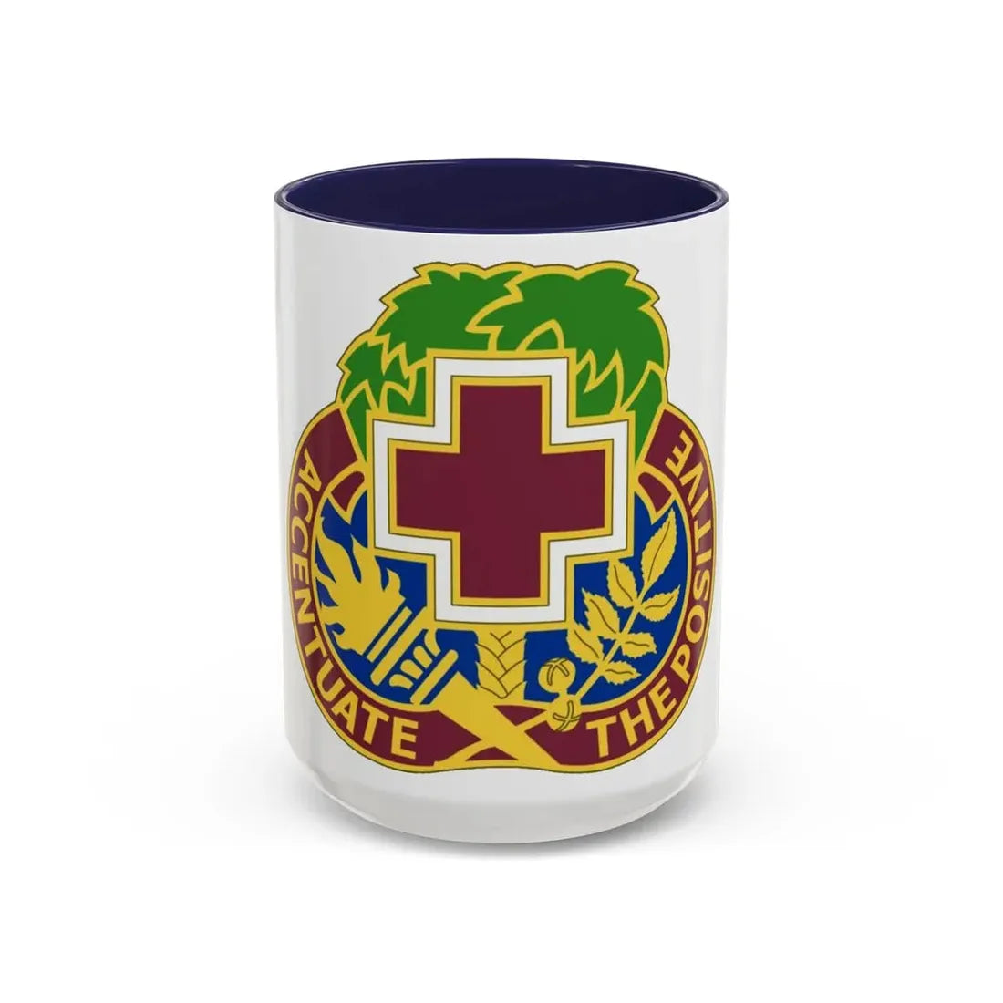 MEDDAC Fort Jackson US (U.S. Army) Accent Coffee Mug 15oz Navy - Go Mug Yourself