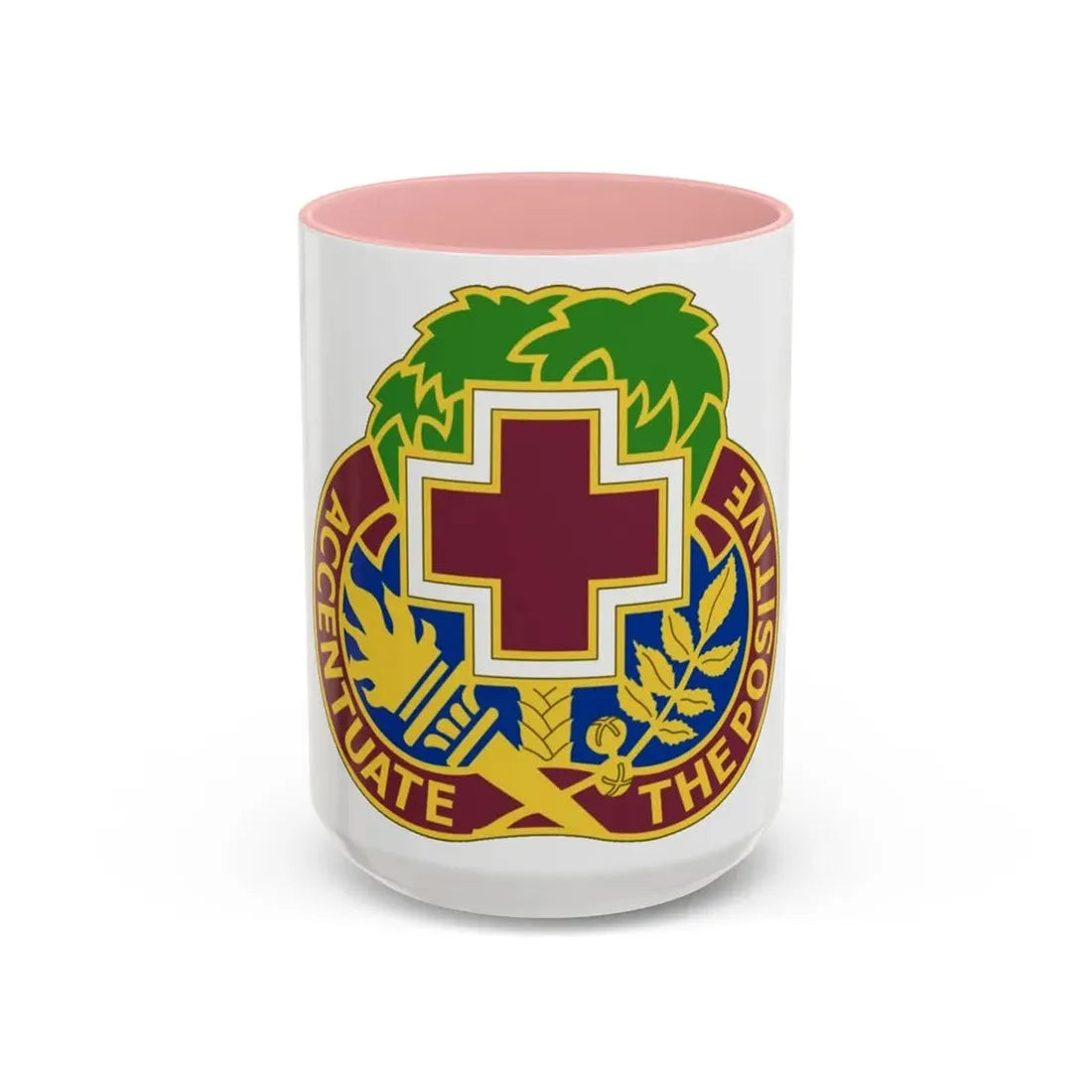 MEDDAC Fort Jackson US (U.S. Army) Accent Coffee Mug 15oz Pink - Go Mug Yourself