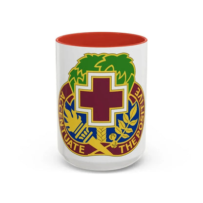 MEDDAC Fort Jackson US (U.S. Army) Accent Coffee Mug 15oz Red - Go Mug Yourself