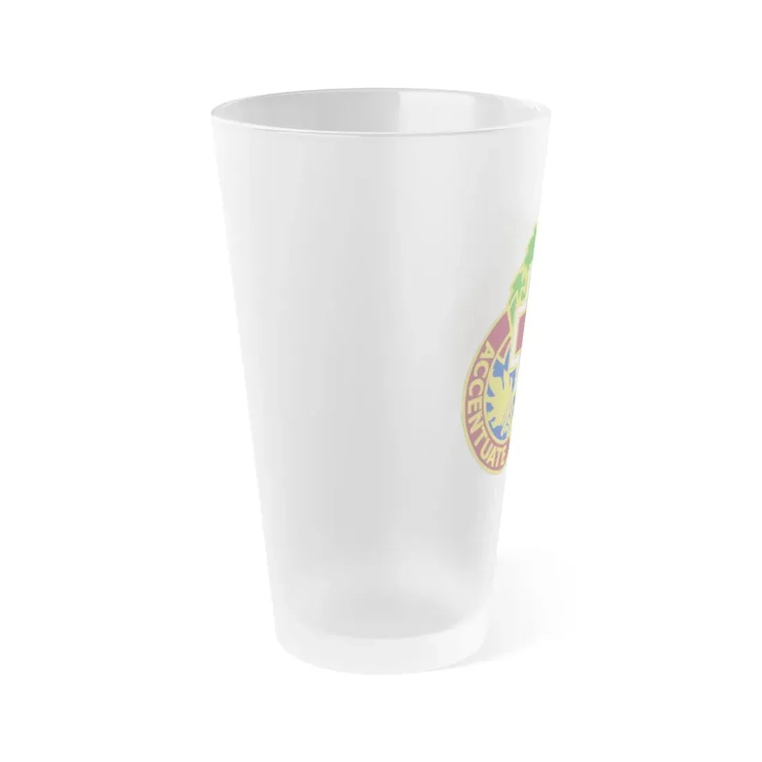 MEDDAC Fort Jackson US (U.S. Army) Frosted Pint Glass 16oz - Go Mug Yourself
