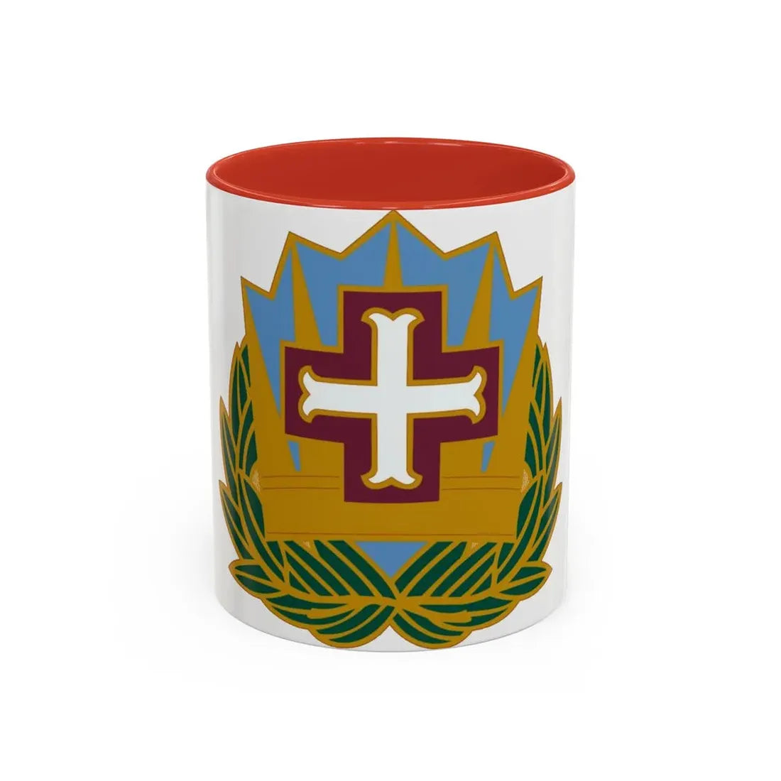 MEDDAC Fort McArthur US (U.S. Army) Accent Coffee Mug 11oz Red - Go Mug Yourself