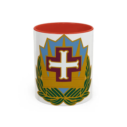 MEDDAC Fort McArthur US (U.S. Army) Accent Coffee Mug 11oz Red - Go Mug Yourself