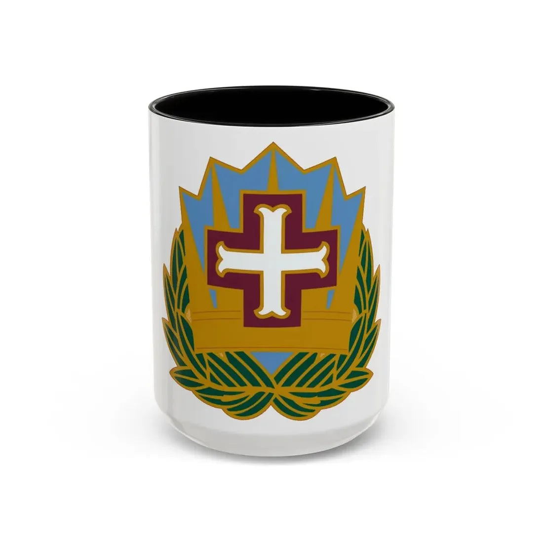 MEDDAC Fort McArthur US (U.S. Army) Accent Coffee Mug 15oz Black - Go Mug Yourself