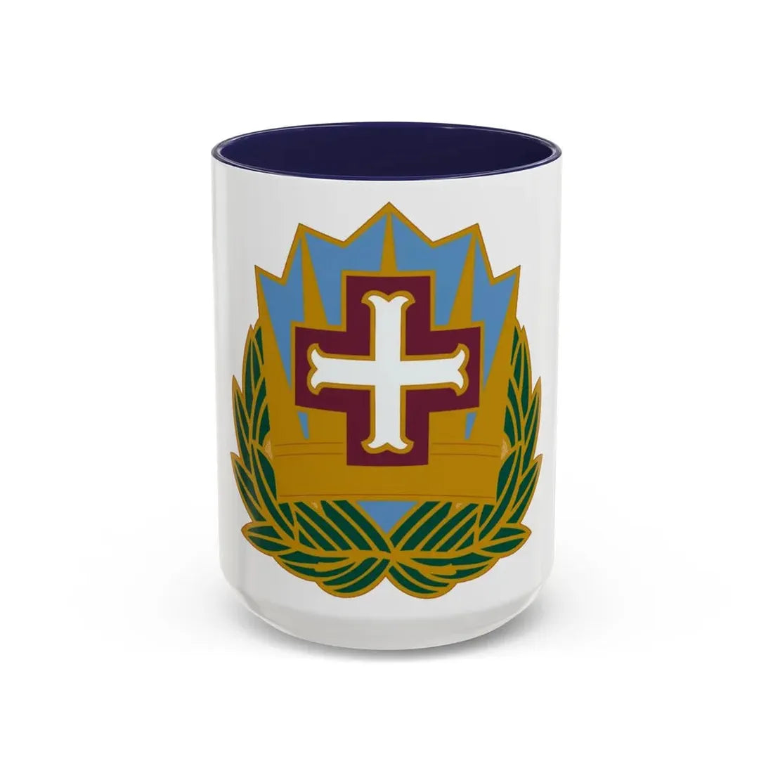 MEDDAC Fort McArthur US (U.S. Army) Accent Coffee Mug 15oz Navy - Go Mug Yourself
