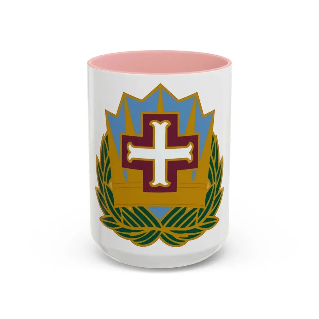 MEDDAC Fort McArthur US (U.S. Army) Accent Coffee Mug 15oz Pink - Go Mug Yourself