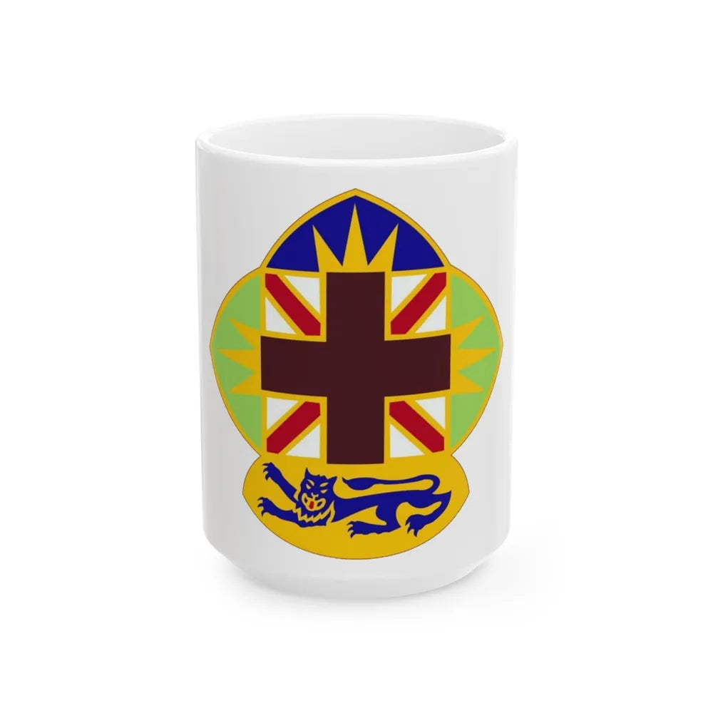 MEDDAC Fort McClellan US (U.S. Army) White Coffee Mug-15oz-Go Mug Yourself