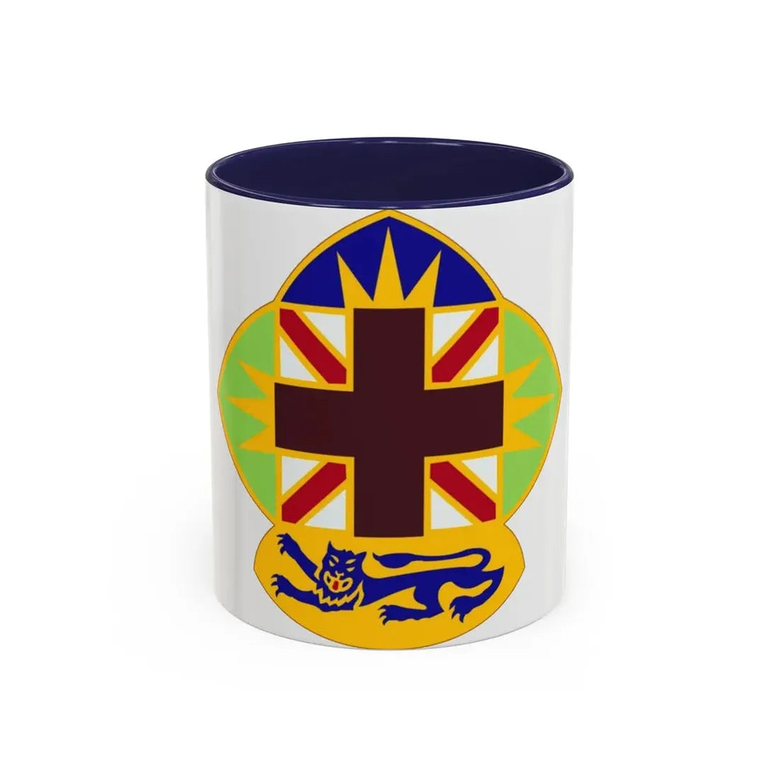 MEDDAC Fort McClellan US (U.S. Army) Accent Coffee Mug 11oz Navy - Go Mug Yourself
