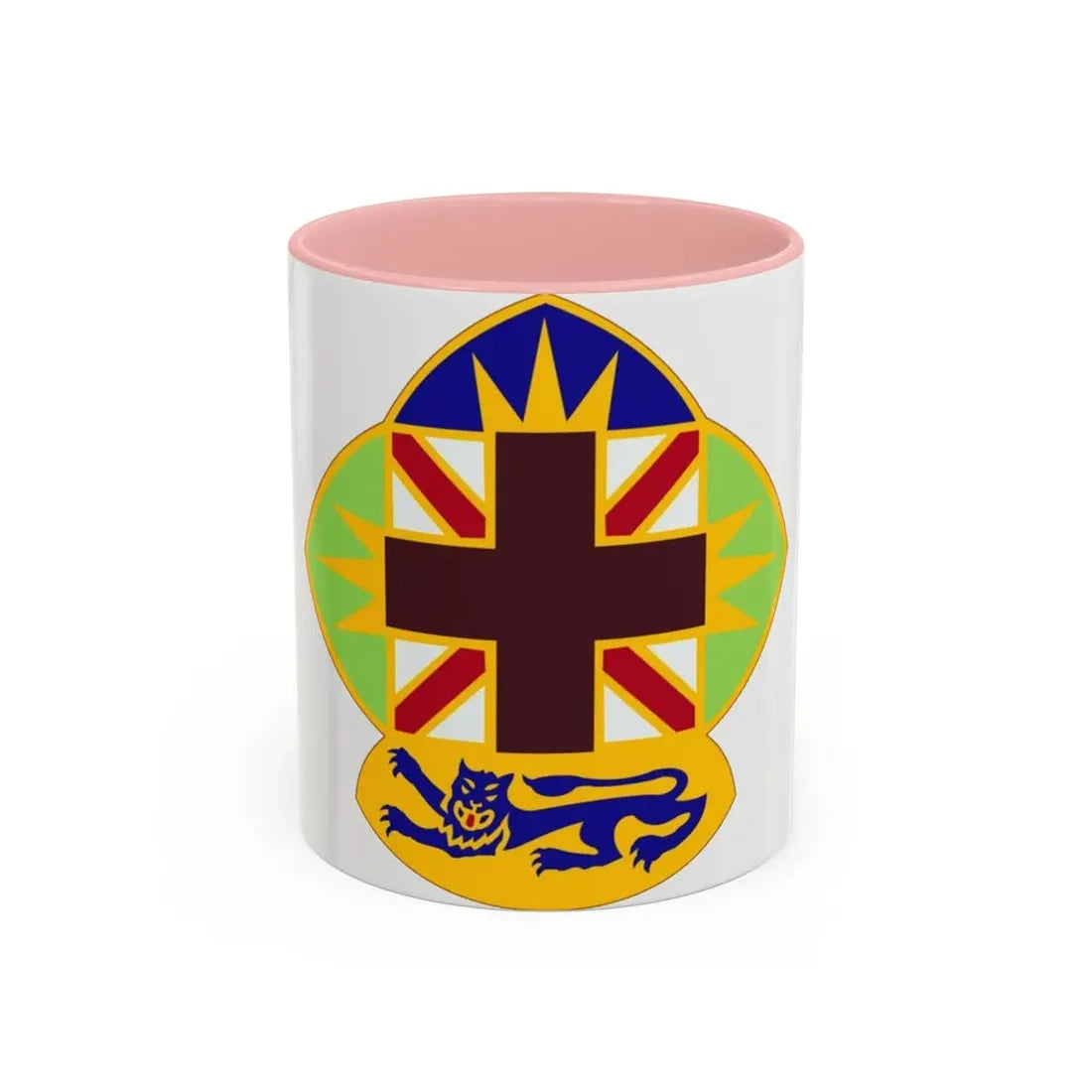 MEDDAC Fort McClellan US (U.S. Army) Accent Coffee Mug 11oz Pink - Go Mug Yourself
