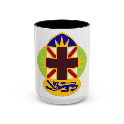 MEDDAC Fort McClellan US (U.S. Army) Accent Coffee Mug 15oz Black - Go Mug Yourself