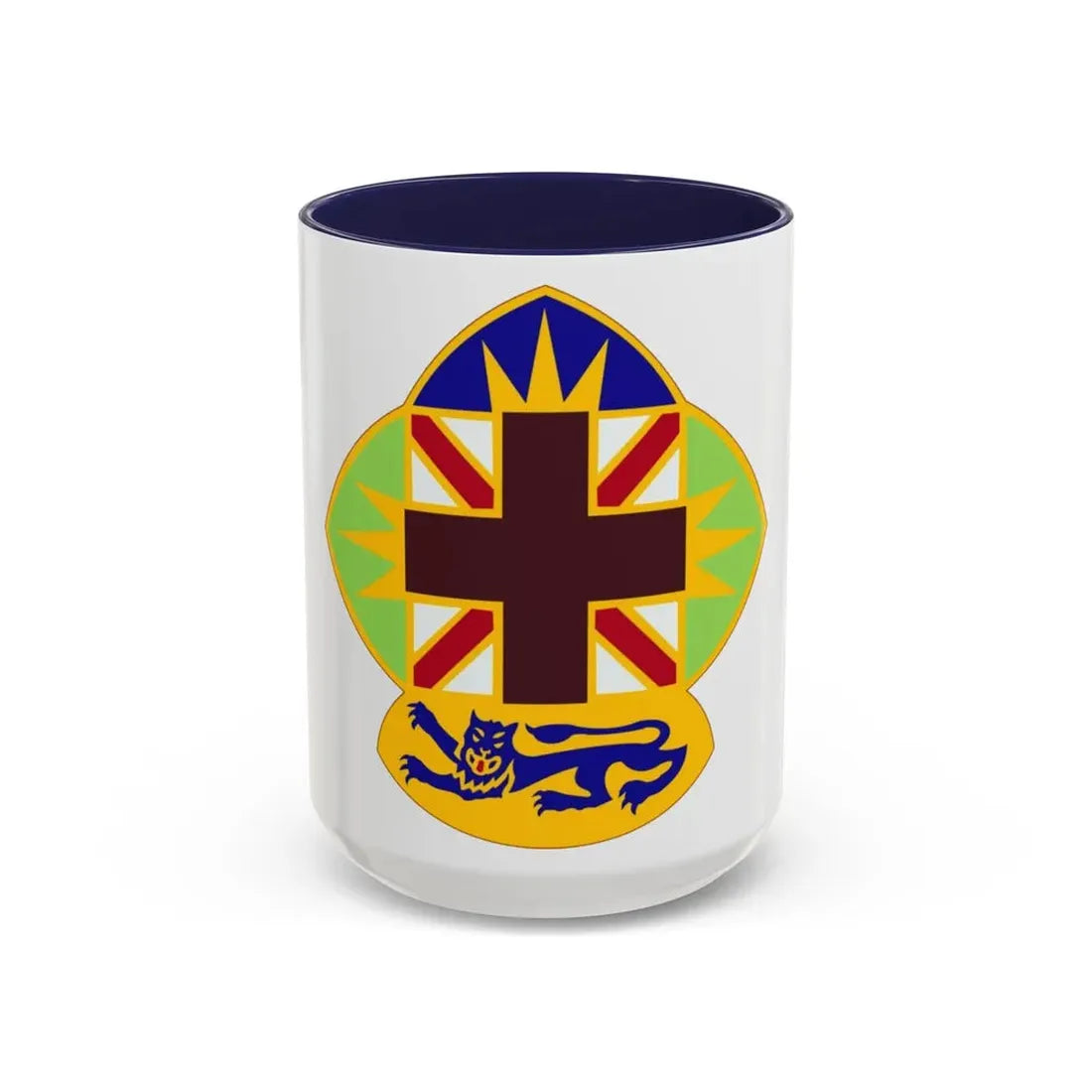 MEDDAC Fort McClellan US (U.S. Army) Accent Coffee Mug 15oz Navy - Go Mug Yourself