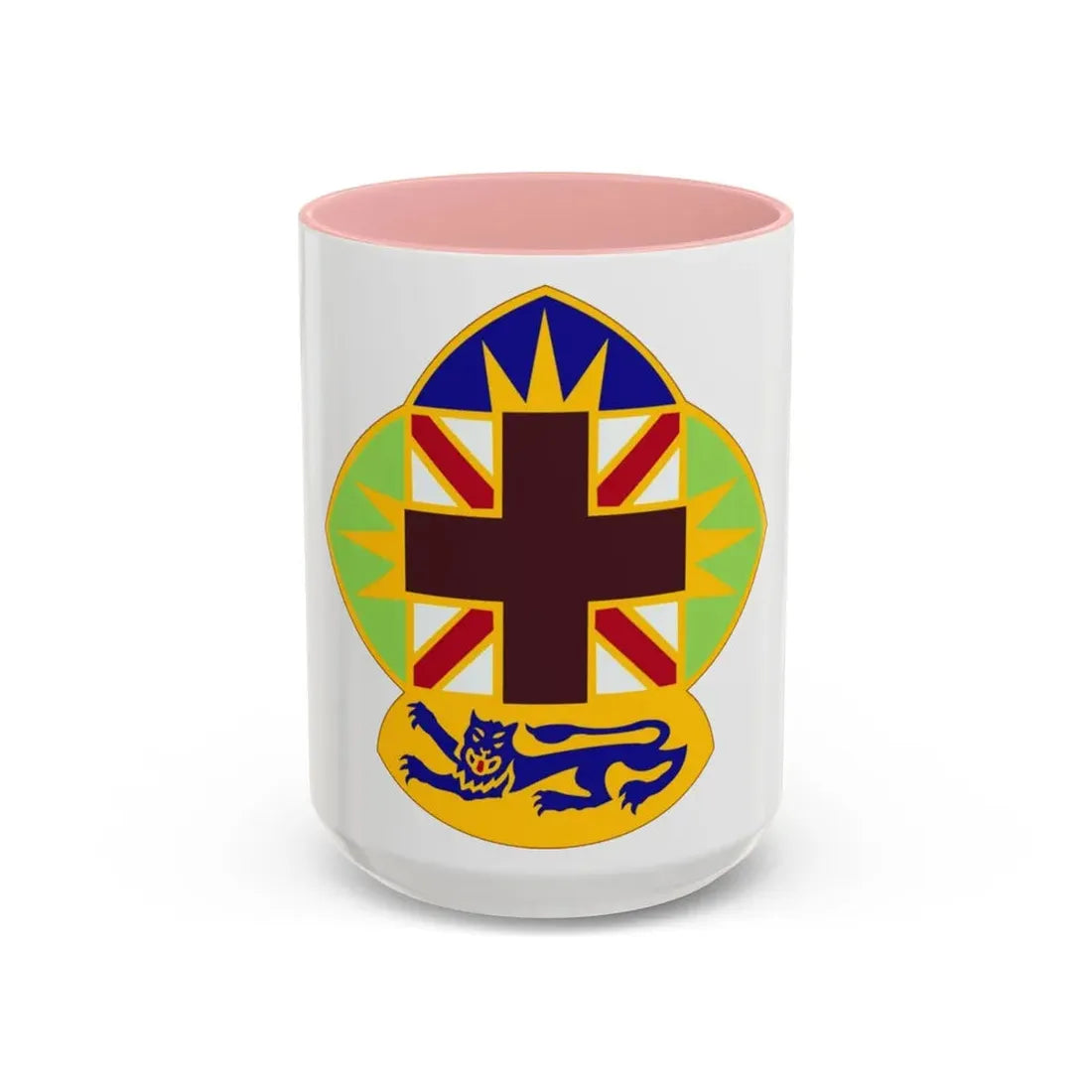 MEDDAC Fort McClellan US (U.S. Army) Accent Coffee Mug 15oz Pink - Go Mug Yourself