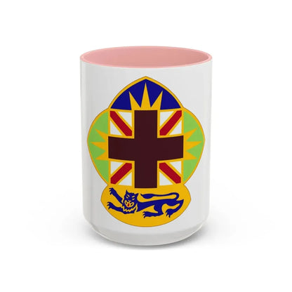 MEDDAC Fort McClellan US (U.S. Army) Accent Coffee Mug 15oz Pink - Go Mug Yourself