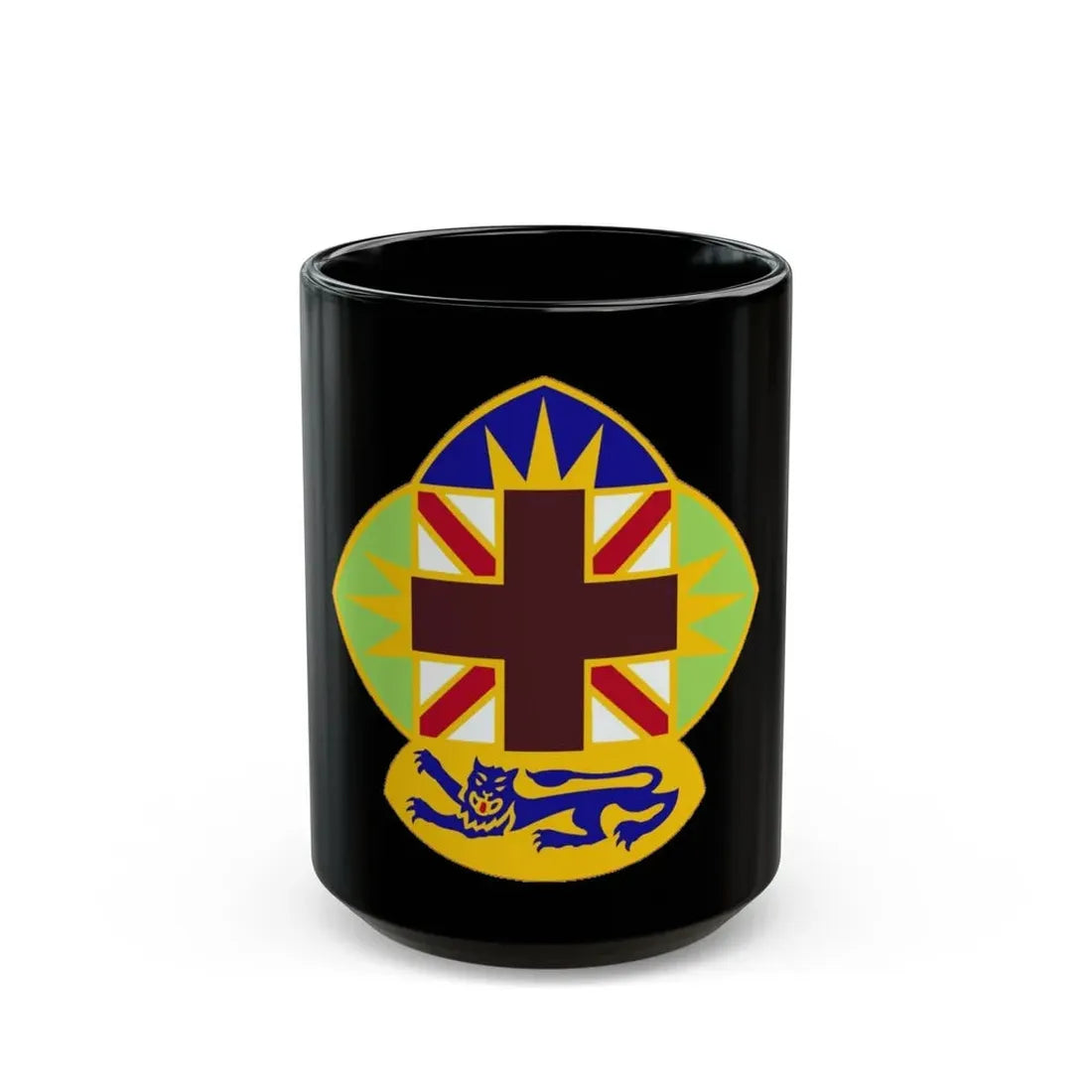 MEDDAC Fort McClellan US (U.S. Army) Black Coffee Mug 15oz - Go Mug Yourself