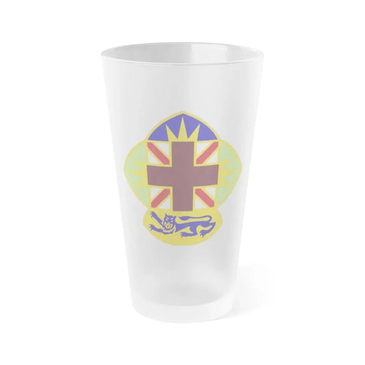 MEDDAC Fort McClellan US (U.S. Army) Frosted Pint Glass 16oz Default Title - Go Mug Yourself