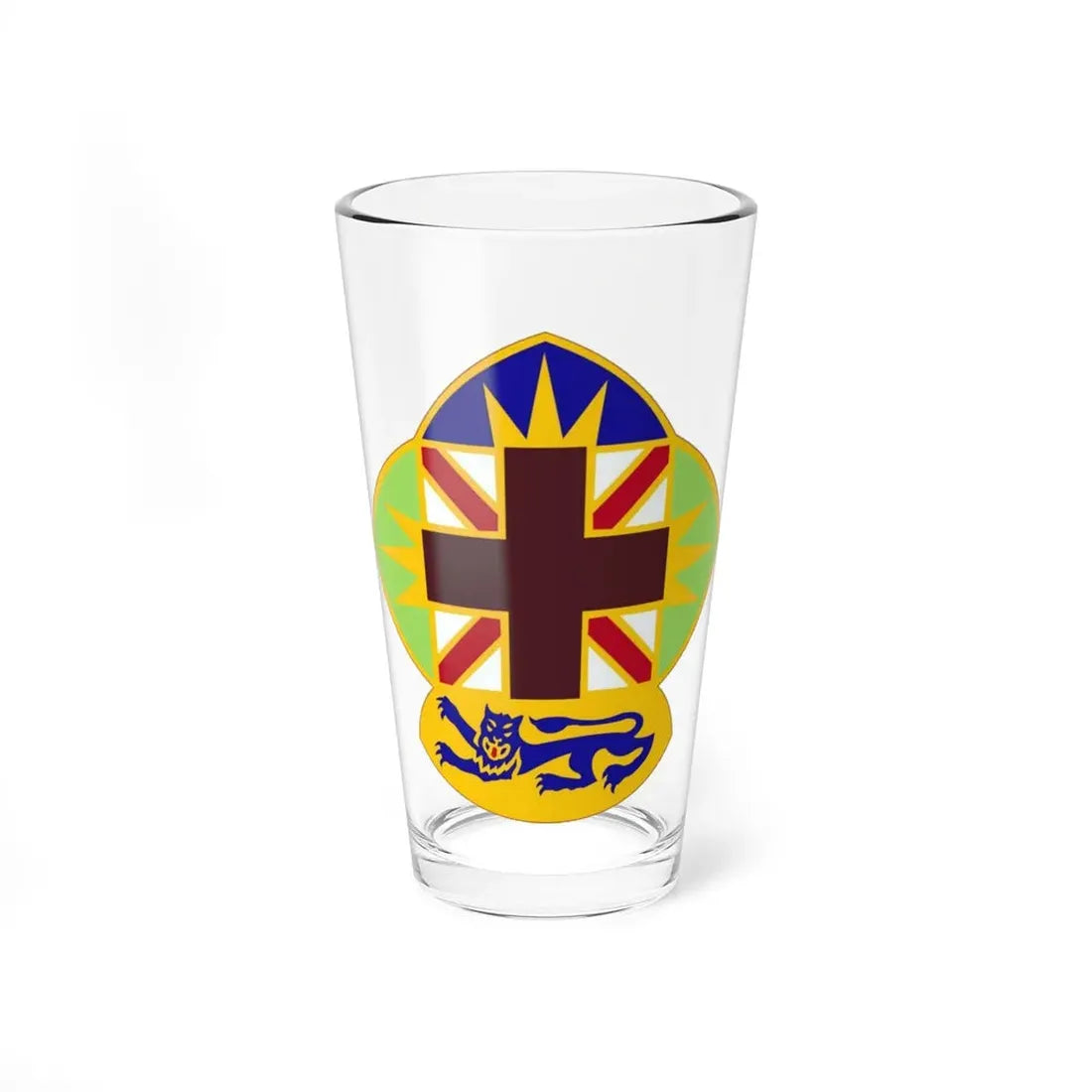 MEDDAC Fort McClellan US (U.S. Army) Pint Glass 16oz 16oz - Go Mug Yourself