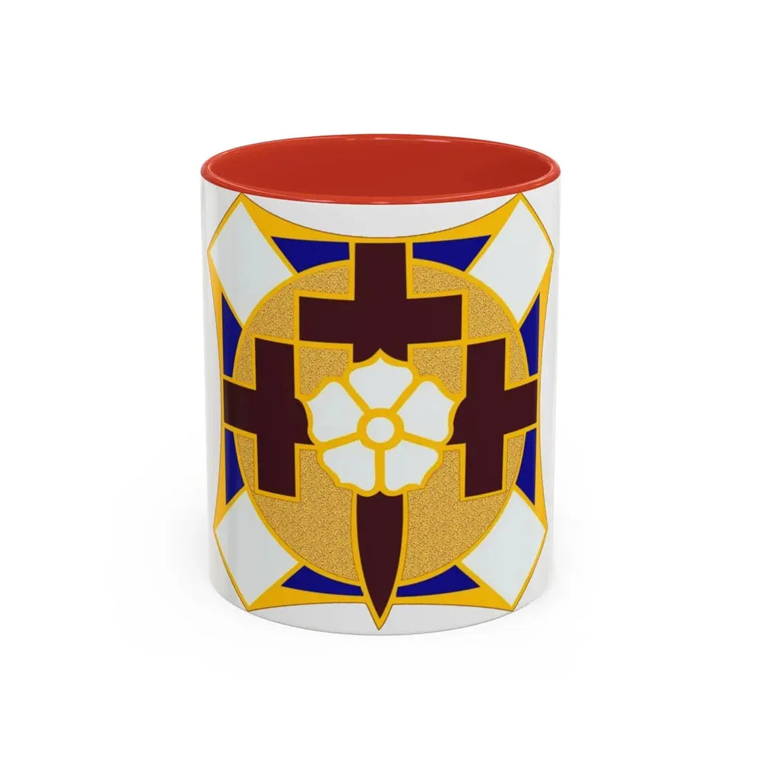 MEDDAC Fort McPherson US (U.S. Army) Accent Coffee Mug 11oz Red - Go Mug Yourself