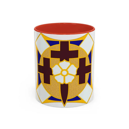 MEDDAC Fort McPherson US (U.S. Army) Accent Coffee Mug 11oz Red - Go Mug Yourself