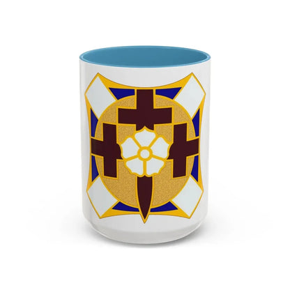 MEDDAC Fort McPherson US (U.S. Army) Accent Coffee Mug 15oz Light Blue - Go Mug Yourself