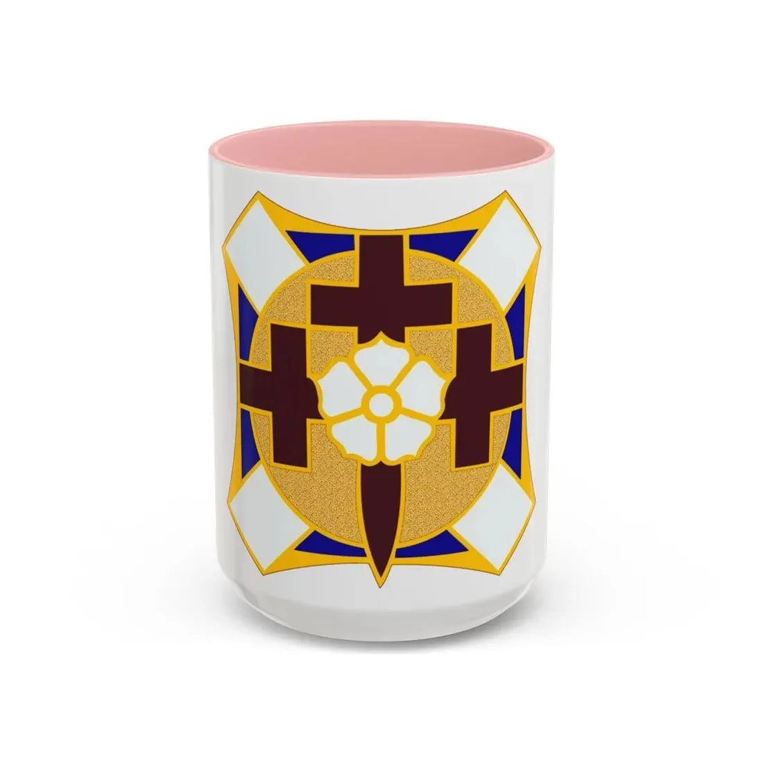 MEDDAC Fort McPherson US (U.S. Army) Accent Coffee Mug 15oz Pink - Go Mug Yourself